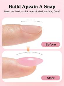15ml Pink Building Nail Gel Nail Polish For Strengthener Gel Extension Gel Base Coat In A Bottle Soak Off Uv Led Gel Nail Extension Nails - 粉色 - 查看 3