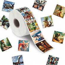 500 CÁI Tralalero Tralala Nhãn dán hoạt hình Tungtung Sahur Brainrot Boy Girls Plan Văn phòng phẩm Gói Đàn Guitar Ván trượt Niêm phong Paster Trang trí Quà tặng - Nhiều màu - Xem 1