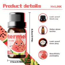 HWLINK 10ml 西瓜香精油,水果香精油,適用於製作香薰擴香器、蠟燭、居家香氛等,實用且多功能 - Watermelon - 查看 7