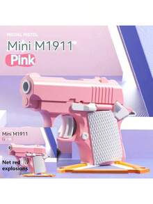 1911 3D gedruckte kleine Pistolen-Spielzeuge, geeignet als Spielzeug für Erwachsene, Stressabbau-Pistolen-Spielzeug für Erwachsene, geeignet zum Abbau von ADHS, Angst, bestes Weihnachtsgeschenk für Erwachsene