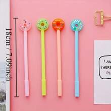 4 stuks/8 stuks 0,5 mm neutrale donutpen met vloeiende en continue inkt, schattig uiterlijk, geschikt om cadeau te doen aan baby's. Kantoor, school, tekenen, student, stiften, schrijfwaren, jongens, meisjes, schoolbenodigdheden. Kinderspeelgoed voor jongens, peuterspeelgoed voor meisjes, schattige pen, speelgoed voor meisjes, meisjesspeelgoed, feestgunsten voor kinderen, kinderprijzen, gummen, donut-feestgunsten, terug naar school.