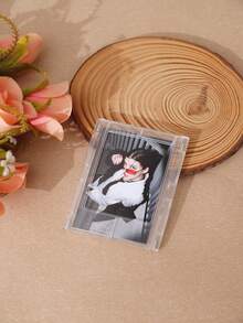 1/4/6/10/20pcs Multi-Color 3-Inch Magnetic Plastic Photo Frames, Magnetic Fridge Stickers For Instant Camera Photos And Mini Cards Display, Personalized Home Fridge Decor, Gift For Friends - Multicolor - View 28
