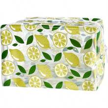 Clear Lemon Print Waterproof Cosmetic Bag, Reusable, Suitable For Gift Collection, Portable Organizer (D1037-13) - D1037-2 - View 7