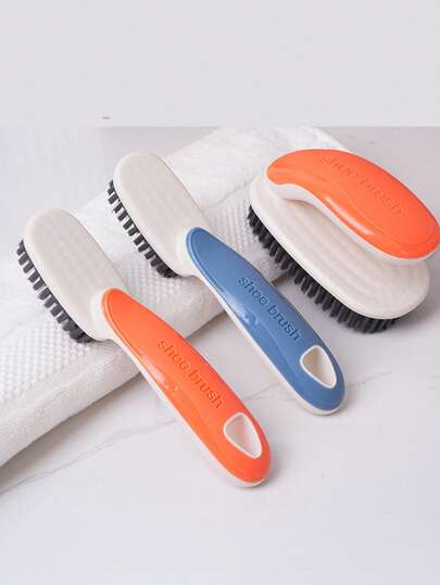 1PC2PCS Soft Bristled Laundry Brush For Cleaning And Brushing Shoes, Laundry Brush For Stain Removal, Household Cleaning Without Damaging Shoes