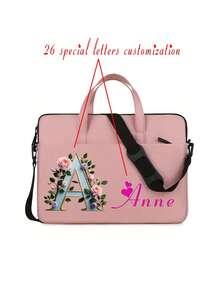 1 Peça Bolsa para Laptop Leve Personalizada de 14/13 Polegadas, Bolsa de Ombro Mensageira para Notebook, Presente para Dia dos Pais, Dia das Mães, Dia do Professor, Volta às Aulas, Halloween, Uso Geral, Grande Capacidade, Versátil, Multifuncional, Colorida, Fofa, Adorável, Simples, Engraçada, Kawaii, Minimalista, Transporte, Casual Empresarial, Básica, Personalizada, Única, Presente Ideal para Ele, Presente Ideal para Ela, Família, Amigos, Namorada, para Aniversários, Feriados/Férias, Outdoor/Passeios/Viagem/Caminhada/Estádio/Esportes/Escalada, Negócios/Transporte/Trabalho/Escritório, Bolsas de Laptop Personalizadas - Multicolorido - Visão 4