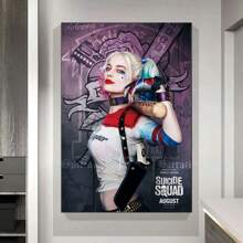 WB 1/15PCS HarleyS Cool Quinn Poster Waterproof Paper Sticker Coffee House Bar Aesthetic Art Wall Painting HD Quality Poster Wall Art Painting Study Nordic Home Decor House Bar Room Wall Decor Movie Figures Home Decoration Painting Wall Art Bedroom Cartoons Decor Wallpaper Wall Bedroom Decoration - Frameless