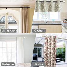 KAMANINA Crackle Glass Replacement Finials For 1 Inch Curtain Rods, M6 Standard Screw Curtain Rod Finials, Set Of 2, Champagne Gold - Champagne Gold - View 7