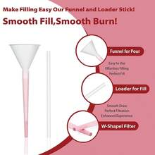 72pcs Colorful Pre-Rolled Paper Cones, Extra Large Ice Cream Flavor Ultra Thin Slow Burning Paper Cones With Loader And Packaging Stick, Heart Pattern - Color - View 3