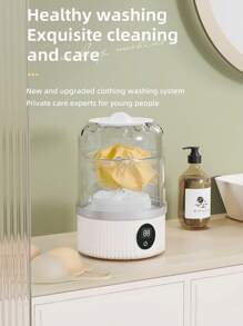 1pc Portable Washing Machine - Mini Laundry Cup, Small Washer For Underwear, USB Rechargeable, Must-Have For Travel, Dorm, Home - Perfect Gift For Girlfriend, Family, Relatives, Friends