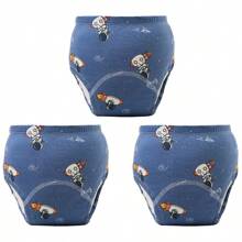 6 piezas de pantalones de entrenamiento para bebé con estampado de animales lindos - Textura suave, adecuado para todas las estaciones, ajuste regular, apto para entrenamiento de ir al baño, diseño de estampado alegre, ajuste cómodo para actividades al aire libre y ropa de dormir para niños y niñas