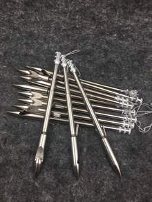 3/6/9件套不锈钢钓鱼工具，不锈钢弹弓配件鱼叉，户外狩猎钓鱼配件，适合作为生日或节日礼物送给朋友和家人