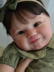 50cm Full Body Soft Vinyl Reborn Baby Girl Doll with 3D-paint Skin and Vein Maddie Alive Newborn Baby Princess Toddler Bath Toy for Kids Birthday Gift - Muñeca de cuerpo de vinilo suave - Ver 3