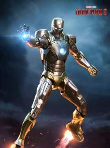 Hasbro 1:10 Scale 7-Inch Golden Iron Man MK21 Collectible Action Figure With Detachable Accessories, Display Base & Premium Gift Box - Movie Replica