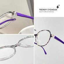 Rivsar 男女通用专业老花镜,新款圆形拼接时尚碎花老花镜,配有灵活弹簧镜腿,矩形镜框,适合日常佩戴、运动、电脑使用,抗疲劳,携带方便,适合各种脸型。有紫色、绿色、黄色等7种颜色可选。是送给父母、情人节、圣诞节、万圣节的理想礼物。 - 透明色 - 查看 12