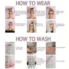 13X4 Free Part Black Green Highlights Body Wave Lace Front Wigs Pre Plucked Soft Long Wavy Hair Wigs Heat Resistant Wave Wigs Glueless Christmas Wig Long Wavy Synthetic Lace Front Wigs For Women Perfect For Daily Wear & Parties - 挑染粉色 - 查看 10