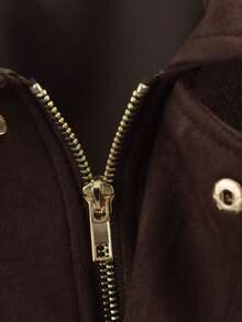 Giacca bomber da donna alla moda, con colletto alla coreana, maniche lunghe, con zip, modello ampio