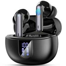 Csasan Auricolari wireless, 2024 cuffie wireless Bluetooth 5.3, driver stereo da 14,2 mm, auricolari 3G Mini 48 ore, 4 microfoni ENC, cuffie Bluetooth in-ear, impermeabili IP7, auricolari con ricarica rapida USB-C per Android/iOS