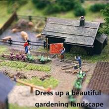 8pcs/Set Miniature Plant Kits For Dollhouse, Miniature Dollhouse Plants, Miniature Bonsai Decorations For Dollhouse Garden