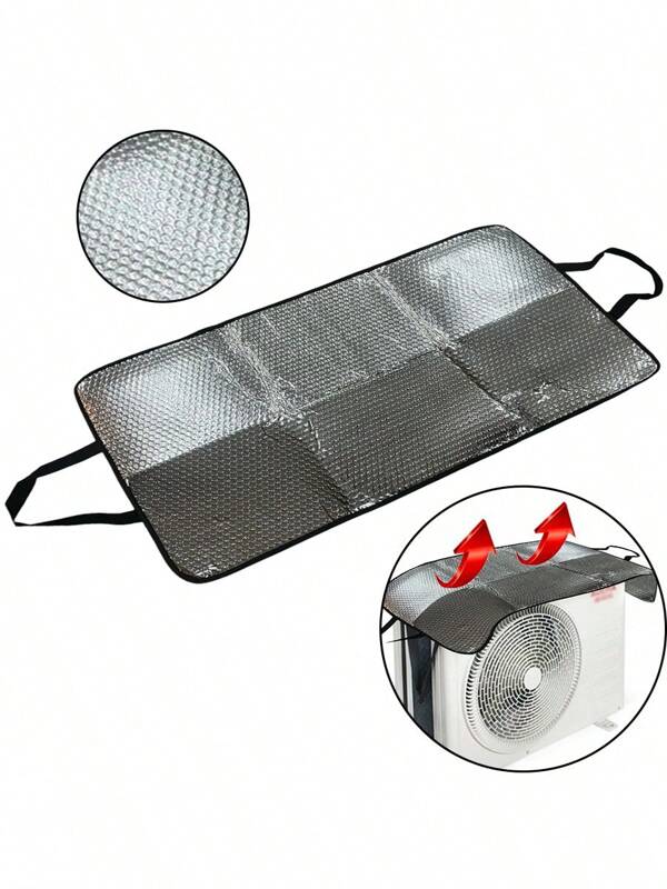 Housse de climatiseur domestique, protection contre le soleil, protection UV, film d'aluminium étanche pour usage extérieur, film à bulles