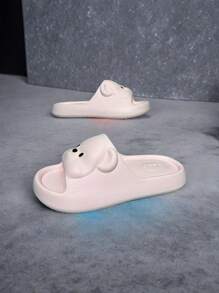 Chancletas de EVA para adolescentes, diseño de dibujos animados en color rosa, livianas y transpirables, de uso casual tanto en interior como exterior