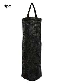 1/3pcs Plastic Bag Storage Rack, Shopping Bag Organizer, Mesh Hanging Bag Holder, Foldable Trash Bag Organizer, Breathable Plastic Bag Rack, Kitchen Accessory - Garbage Bag Storage Bag (printed) - View 12