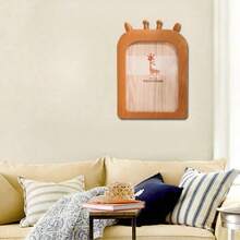 动物相框，婴儿房装饰，新生儿和妈妈必备。适合墙面装饰，可粘贴贴纸，用于宝宝出生公告、揭晓宝宝性别、超声波/B超照片。记录宝宝成长里程碑。 - 多色 - 查看 12