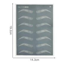 ATOMUS 1 件银色三角尺（带指针）不锈钢黄金比例平衡秤，微刀片尺，1 件 + 1 毫米厚硅胶深色背景菱形练习皮肤适合初学者，纹身和眉毛微刀片 - 銀色 - 查看 7
