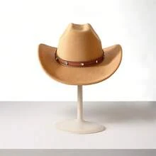 Women Funny Hat - 駝色 - 查看 1