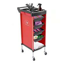 6-Tier Drawer Multifunctional Salon Cart Hairdressing Shelf With Wheels