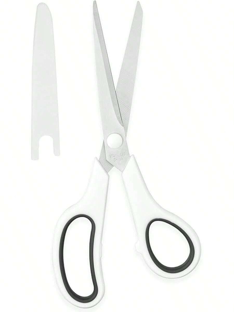4 Pack Scissors All Purpose For Office, Home, School, And Crafts - 8.5" Heavy Duty Office Scissors With Cover