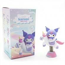 官方三丽鸥旋转木马系列收藏品公仔 - 可爱的 Hello Kitty、Cinnamoroll、Kuromi、My Melody 旋转木马毛绒玩具 - 彩色 - 查看 7