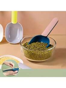 Cuillère à mesurer pour animaux de compagnie, distributeur de nourriture pour animaux de compagnie, cuillère à nourriture pour chats, pelle d'alimentation pour animaux de compagnie, convient aux outils de distribution facile pour chats et chiens, cuillère à mesurer épaisse et scellée, nourriture pour chats, nourriture pour chiens, cuillère à nourriture pour animaux de compagnie