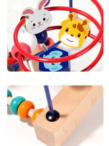 Juego de bloques de construcción educativos multifuncionales con cuentas, adecuado para niños de 3+ años, niños y niñas, ideal para educación temprana, excelente regalo para días festivos - Rosario - Ver 5