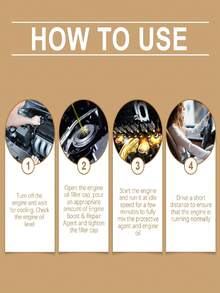 Engine Anti-Wear Protectant, Engine Break-In Protectant, Engine Maintenance Oil Additive - Multicolor - View 4