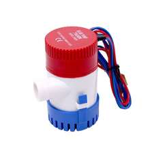 1100GPH 12V Electric Bilge Bump, Low Noise Electric Bilge Pump, Submersible Boat Bilge Pump Used For Yachts, RVS, Pools - Red - View 4