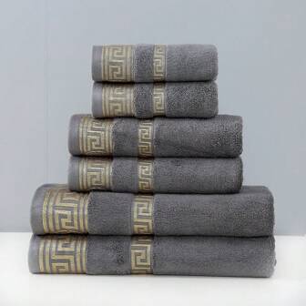 Set van 1/2 luxe, klassieke jacquardhanddoeken met zacht absorberend patroon, dun en gemakkelijk mee te nemen. Afmetingen: 34,5*74,5 cm / 49,7*99,5 cm. Zacht aanvoelend. Geschikt voor badkamer, douche, zwembad, hotel, volwassenen. Hoogwaardig thuisgebruik en cadeau. Terug naar school voor schoonheidssalons en badkamers.