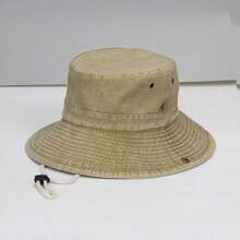 1 pièce Chapeau de seau protecteur contre le soleil pour homme, chapeau de cowboy à large bord anti-UV pour la randonnée et la pêche. Chapeau d'été adapté aux activités de plein air estivales comme la randonnée et la pêche