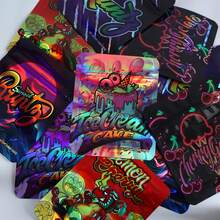 20/50pcs Reusable Polyester Ziplock Storage Bags, Waterproof & Odor Proof Self-Seal Pouches, Packaging Bags - Mixing Colors - View 1