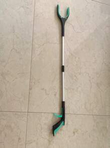 1 pieza Pinzas extensibles y plegables para recoger basura, pinzas de limpieza, agarrador de residuos domésticos
