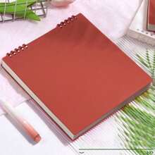 Square Grid Notebook 8.46x7.68" (21.5x19.5cm) - Lay-Flat Spiral Binding For Meeting Notes, Class Diagrams, Sketchbooks & Personal Diary Use, School Supplies,Back To School