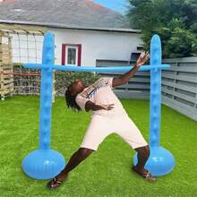 1 pieza Juego de Limbo inflable portátil - Kit de juego de Limbo inflable de PVC - Poste bajo portátil, adecuado para cumpleaños, bodas, despedidas de soltero y celebraciones en general - Diversión y poste de Limbo para fiestas de Año Nuevo, Día de San Valentín, Día de la Independencia