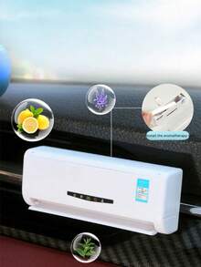 Mini Air Conditioner Model Diffuser Ornament For Car, DIY Car Vent Fragrance Diffuser, Long-Lasting Scent Car Interior Decoration - Multicolor - View 12
