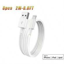 IPhone Charger Cable, Apple Lightning To USB Cable Cord, 2.4A Fast Charging Apple Phone Long Chargers Compatible With Iphone 14/13/12/11/11Pro/11Max/ X/XS/XR/XS Max/8/7/6/5S/SE (3.3ft,6.6ft)