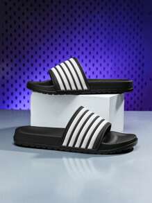 Scarpe da uomo a righe, pantofole eleganti, pantofole antiscivolo e resistenti all'usura, scarpe da donna alla moda e classiche a cinque barre, scarpe da spiaggia con una striscia per coppie, scarpe da immersione in acqua
