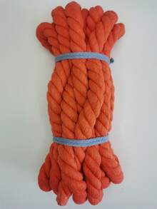 拔河绳（非专业）2cm粗*600cm/150cm长，手工猫抓柱，花园绑扎装饰绳，花艺配件，扭结 - 杏色 - 查看 23