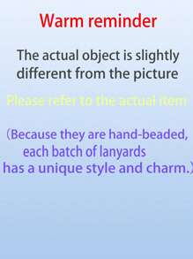 1pc Spring And Summer New Shell Stars Ocean Style Blue Gentle Series Diy Short Mobile Phone Lanyard Mobile Phone Charm Compatible Bag Pendant Key Chain Camera Ccd Lanyard Specially Designed For Women