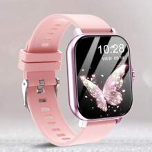 LOMAXFR Smart Watch, Custom Wallpaper, Multiple Sports Modes, Sports Tracking, Wireless Calling/Dialing, SMS Reminder, Call Reminder And Rejection, Weather Forecast, Unisex, Suitable For IOS/Android, Holiday Gift, Birthday Gift.