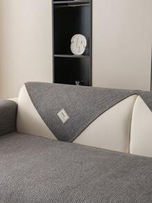 1 pieza Funda de sofá de estilo bohemio - Poliéster de alta calidad, antideslizante, antisuciedad, apta para mascotas, adecuada para oficina, dormitorio, sala de estar, sillón hasta sofá de 3 plazas, para todo el año, lavable a máquina