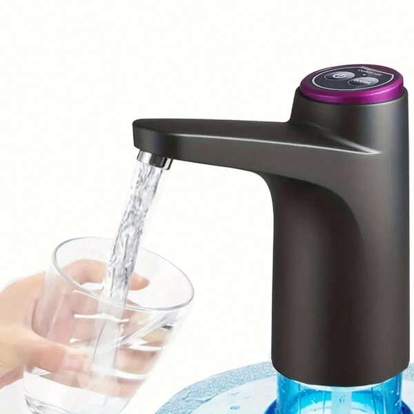 Elektrische Wasserflaschenpumpe zum Aufladen, geeignet für automatische Wasserspender mit 5,7-19 L Wasserbehältern, tragbare Wasserdruck-Ausrüstung für Haushalt, Büro und Wohnheim, vollautomatische Haushaltsgeräte