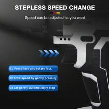 AutoFu Cordless Power Drill Set Electric Screwdriver Drill Set With Variable Speed, 25+1 Torque With Led Light, Battery & Fast Charger, 3/8" Keyless Chuck Driver Tool With Drill Bits,1 Kit Box